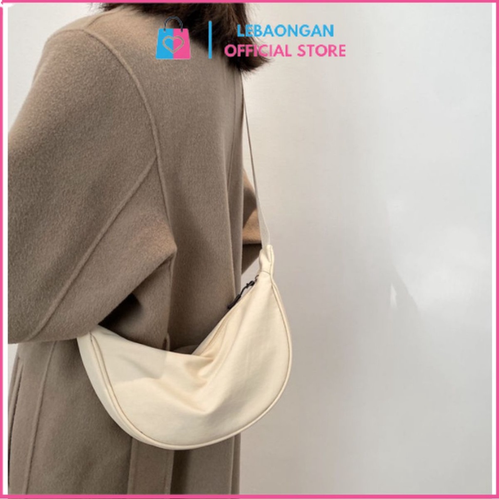 Túi đéo chéo nữ đẹp túi vải đeo vai phong cách đơn giản dễ phối đồ LEBAONGAN STORE