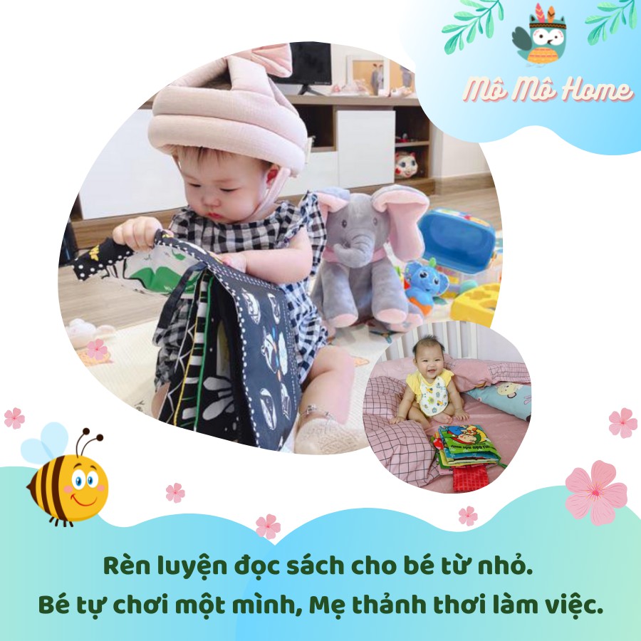 Sách vải Lalala baby, kích thích đa giác quan: My very first book/ Cuốn sách đầu tiên của bé