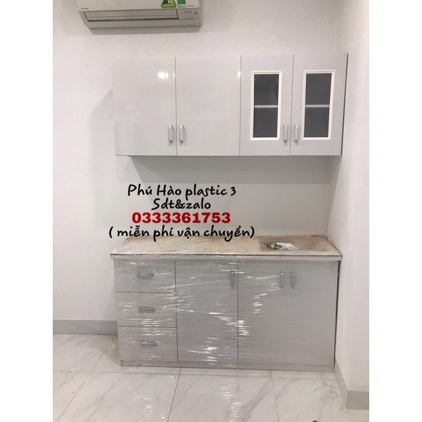 Tủ bếp mini cho phòng trọ , căn hộ dịch vụ miễn phí vận chuyển và lắp đặt ( chỉ giao TPHCM và khu vự