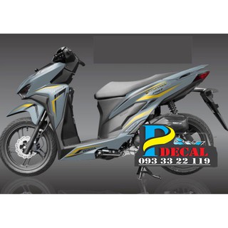 Tem Rời Vario 150 Xám