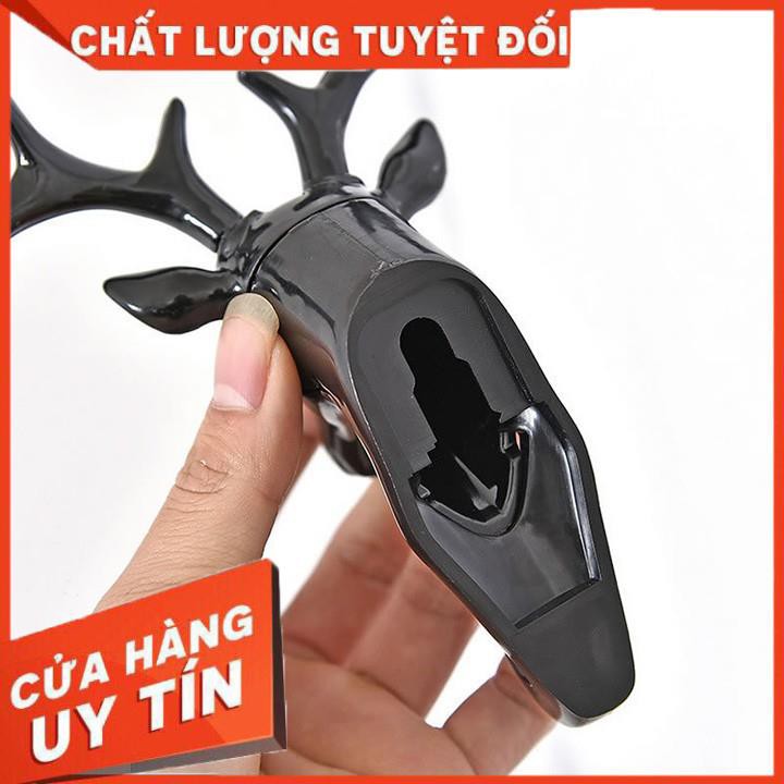 [Hàng loại 1] Móc dán tường hình chịu lực, móc dính tường treo chìa khóa, đồ đạc hình đầu hươu