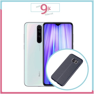 Ốp dẻo đen giả da cho xiaomi redmi note 8 pro