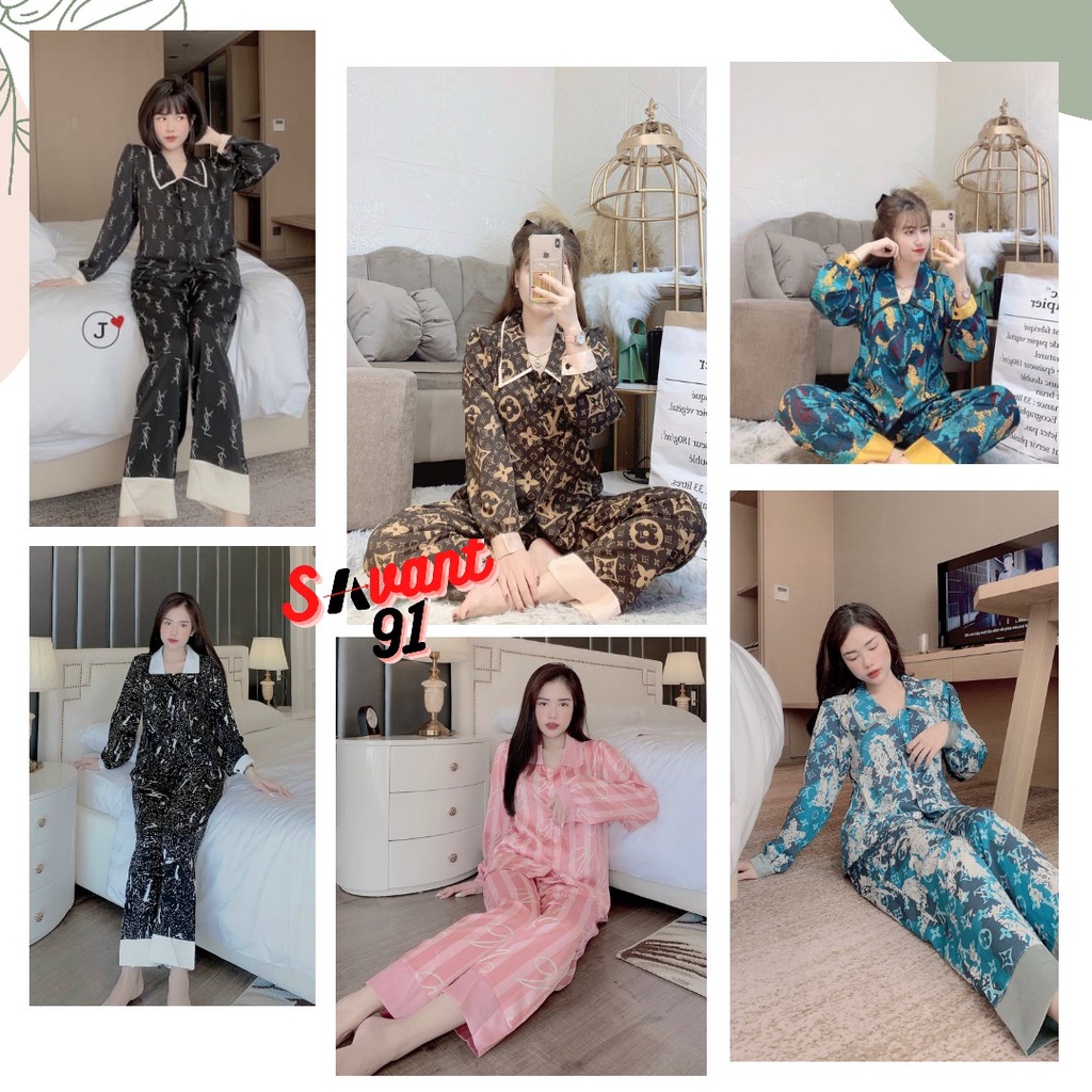 [XÃ KHO] Đồ Bộ Pyjama Mặc Nhà Cao Cấp Mẫu Mới ( Mua Combo)