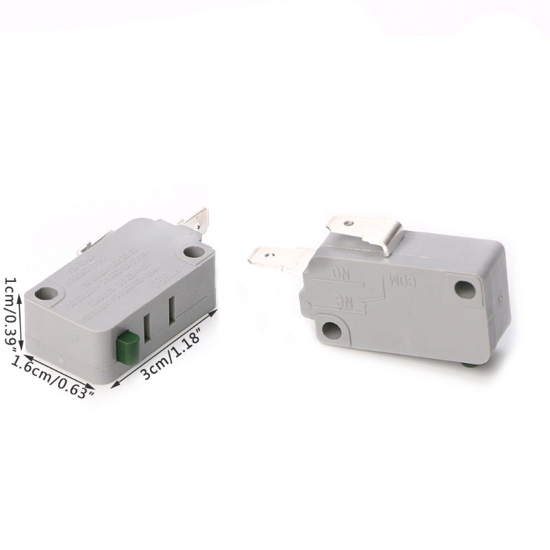 SPMH 2Pcs KW3A Microwave Oven Door Micro Switch 125V/250V 16A Normally Open Switch