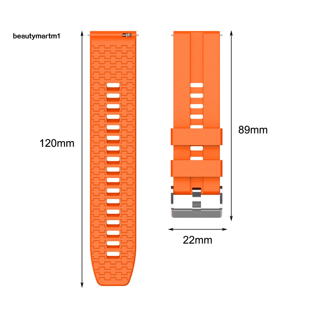 Dây Đeo Silicone Mềm 20mm Cho Đồng Hồ Thông Minh Xiaomi Haylou Solar LS05 Beautymartm1