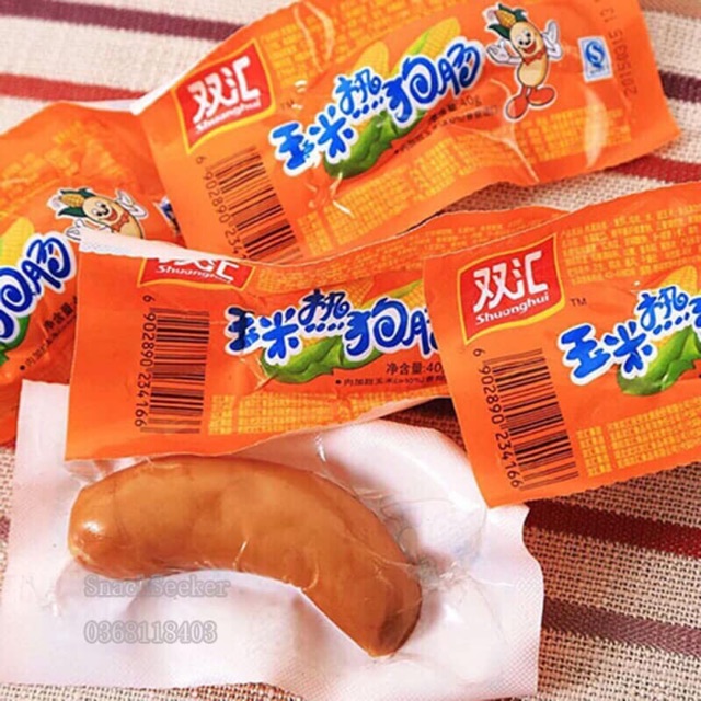 Xúc xích ngô ăn liền ( 1 thùng 60 cái)