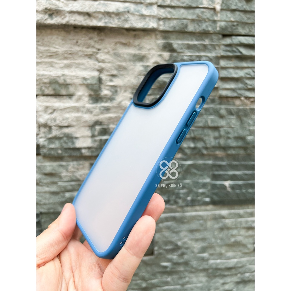 Likgus Matte Classic ốp lưng nhám viền sierra blue