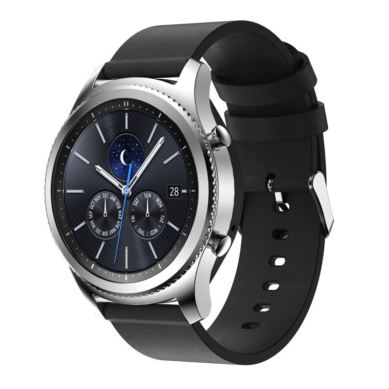 Dây da thay thế đồng hồ đeo tay cho Samsung Gear S3 Frontier / S3 Classic