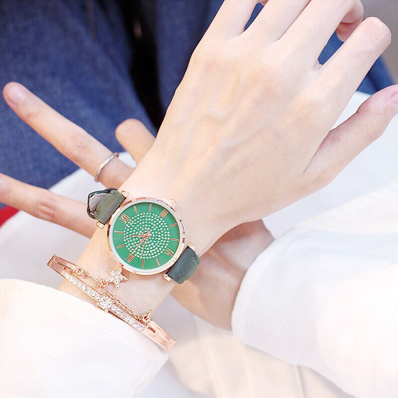 Đồng hồ thời trang nữ Candycat mặt la mã dây nhung LQLL312 | BigBuy360 - bigbuy360.vn