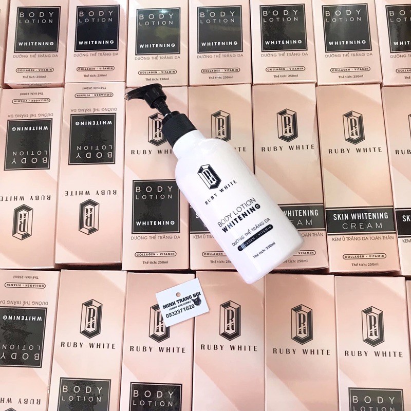 kem dưỡng trắng body