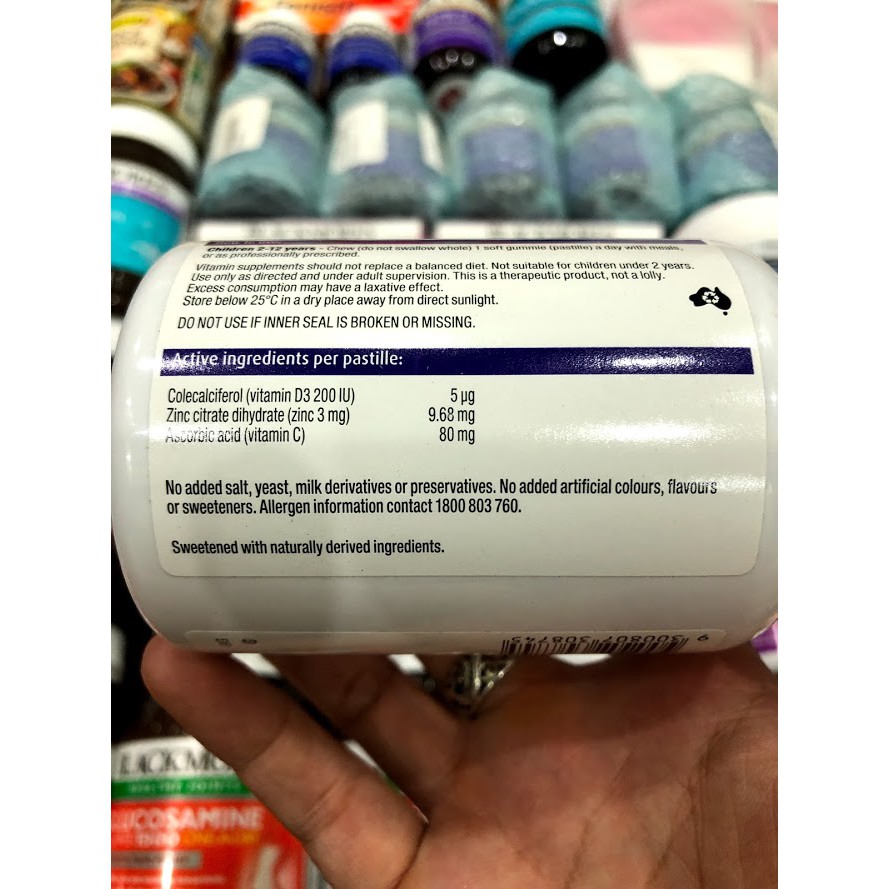 BILL ÚC - Blackmores Superkids Immune Gummies, kẹo dẻo tăng đề kháng, 99.9% không đường, rất tốt cho trẻ từ 2 tuổi | BigBuy360 - bigbuy360.vn
