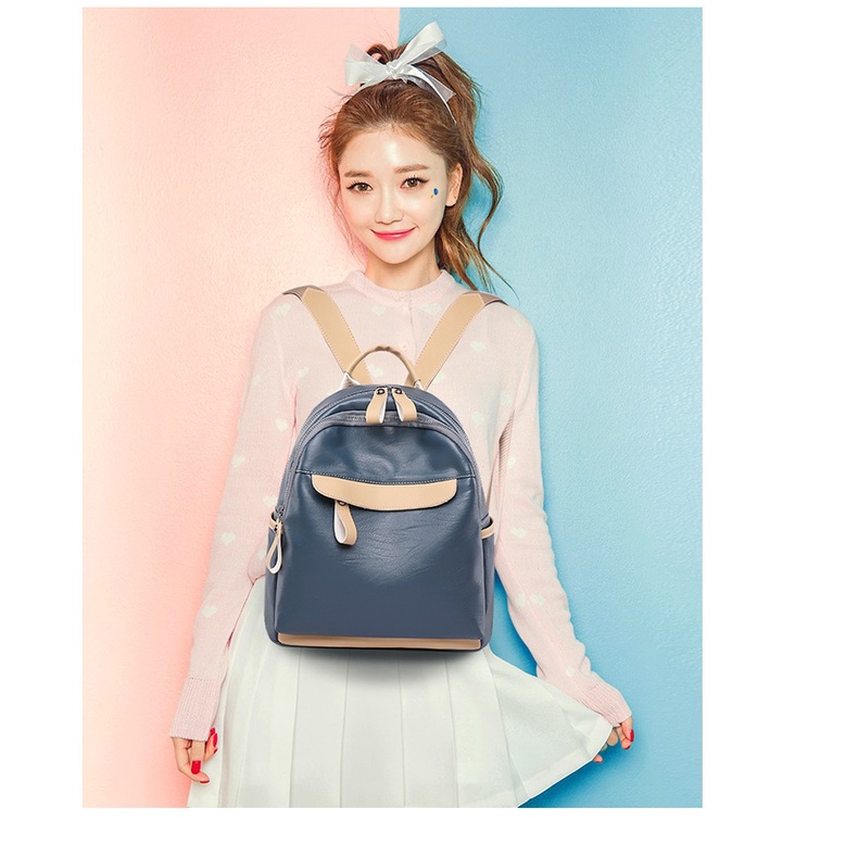 Ba Lô Da Mềm Thiết Kế Nhỏ Gọn Thời Trang Trẻ Trung Cho Nữ