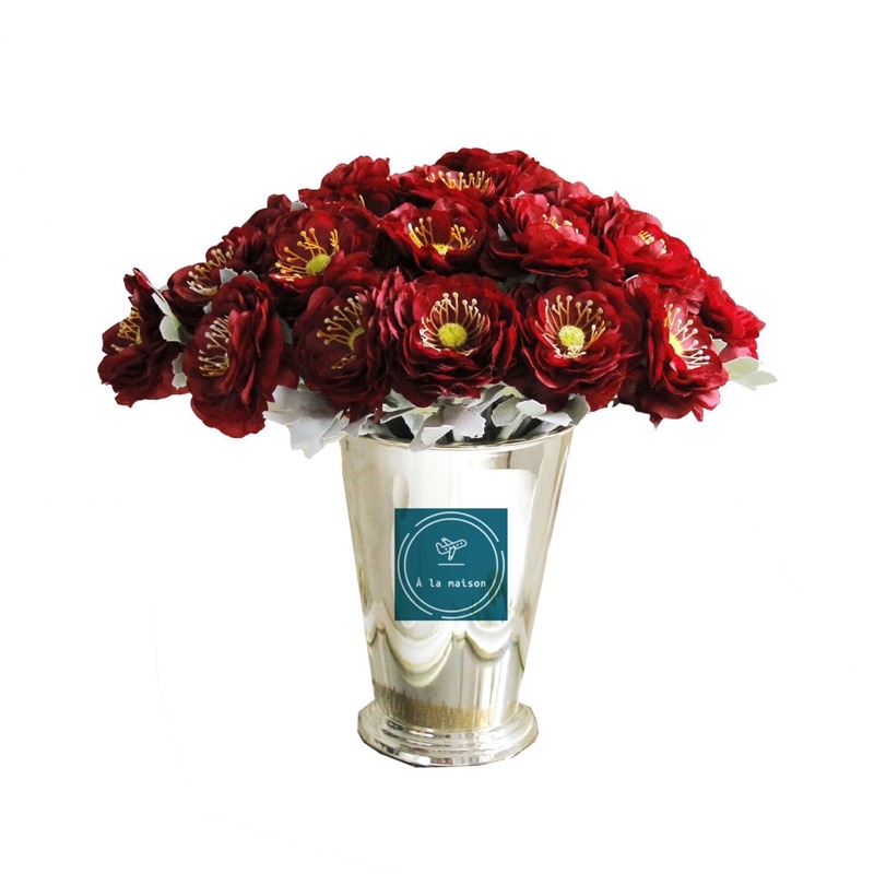 Cành hoa mao lương nhí thân phủ bạc cao 26cm dùng trong trang trí thiết kế nhà cửa, decor chụp hình