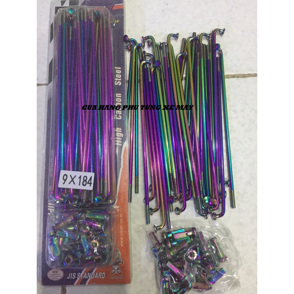 Bộ căm 7 màu cho các loại xe - 2 bánh