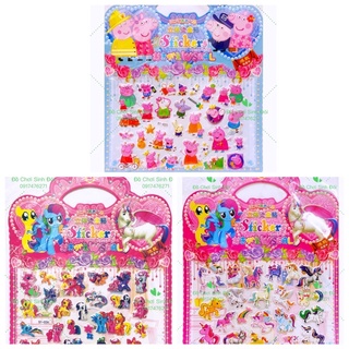 hình dán nổi 3D - heo peppa