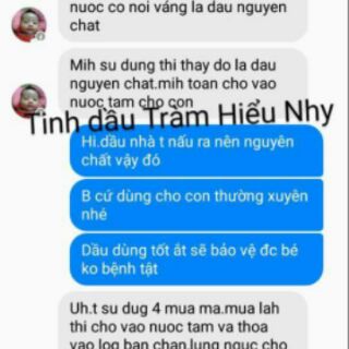Tinh dầu tràm Hiểu Nhy {Tặng kèm lọ tràm mini tiện dụng}