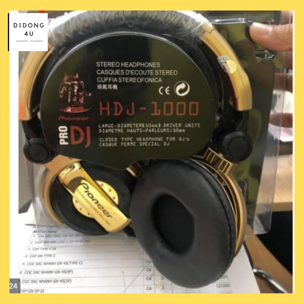 [Chính hãng] Tai Nghe Chụp Tai Pioneer Hdj-1000 Chính Hãng Cao Cấp bảo hành 3 tháng | BigBuy360 - bigbuy360.vn