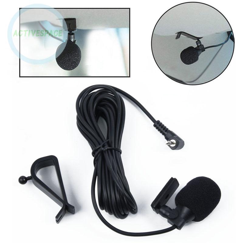 Micro thu âm mini jack cắm 2.5mm chiều dài dây 9.8inch cao cấp dành cho xe hơi