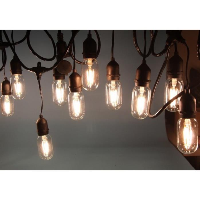 Dây đèn bóng led edison T45 4 mét 8 bóng 4w đèn trang trí