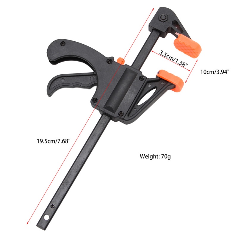 Kẹp Cố Định Bằng Gỗ 4 Inch DIY Chuyên Dụng
