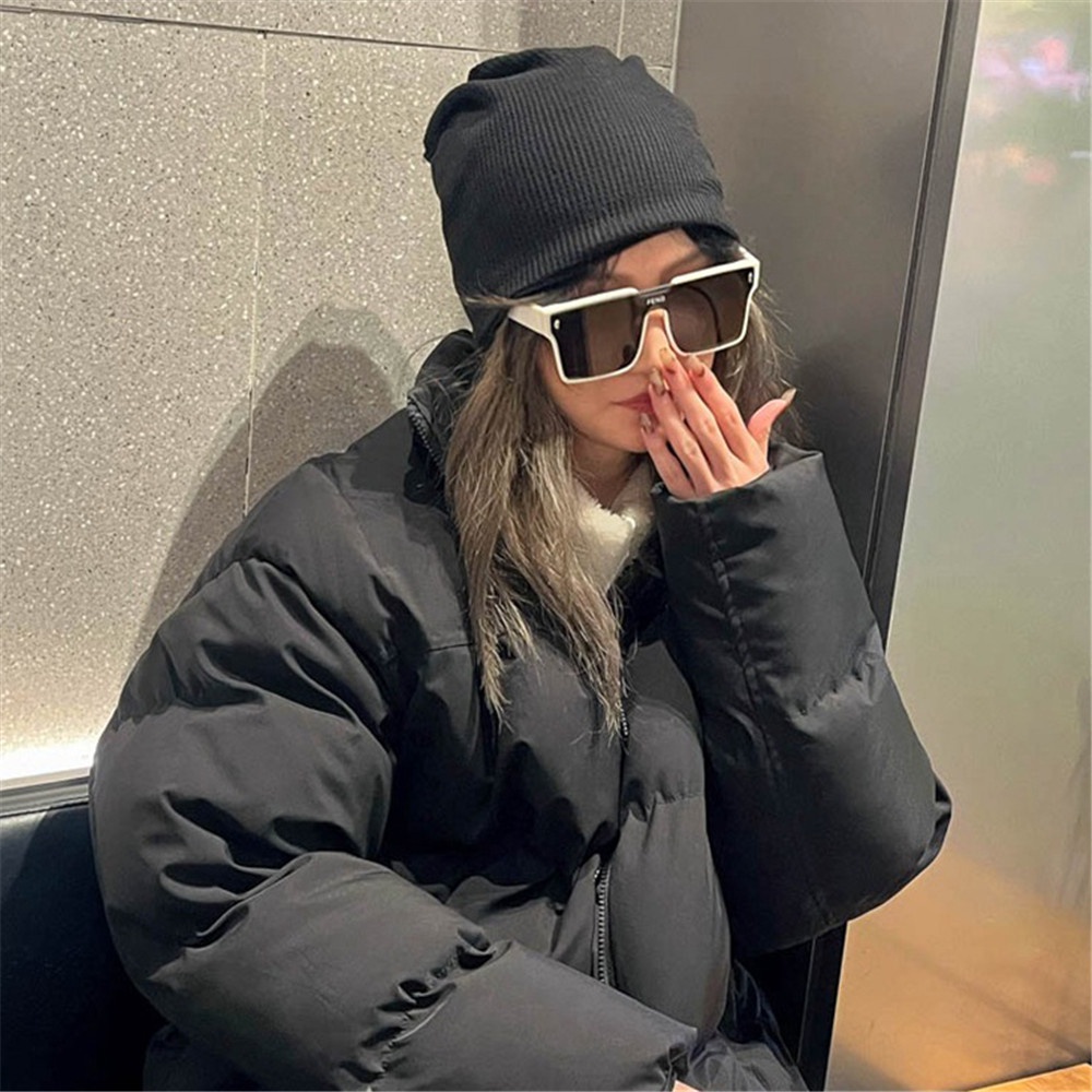 Kính Chống Nắng Thiết Kế Tròng Vuông Phong Cách Hip Hop Thời Trang Với 6 Màu Khác Nhau