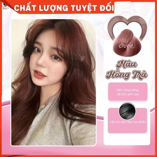 Thuốc nhuộm tóc Nâu hồng trà kèm bộ dụng cụ nhuộm tóc tại nhà