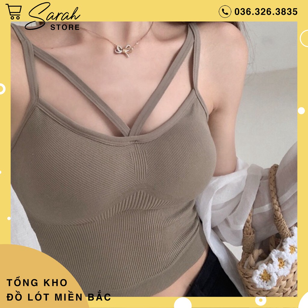 Áo Bra Dáng Dài Cotton Đệm Bàn Tay Cao Cấp V88 | BigBuy360 - bigbuy360.vn