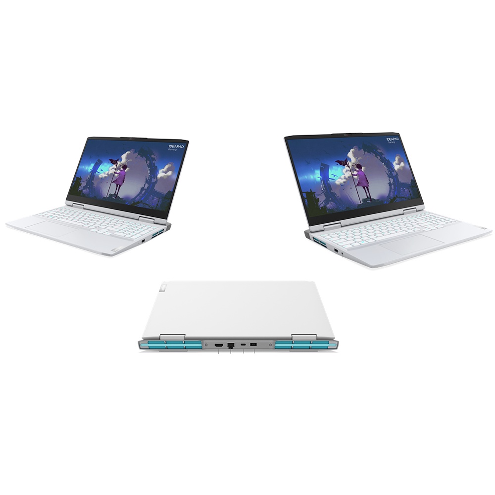 Laptop Lenovo Ideapad Gaming 3 15IAH7 Intel i5 12500H Ram 16GB SSD 512G 4GB RTX 3050Ti 15.6"FHD Win 11Trắng