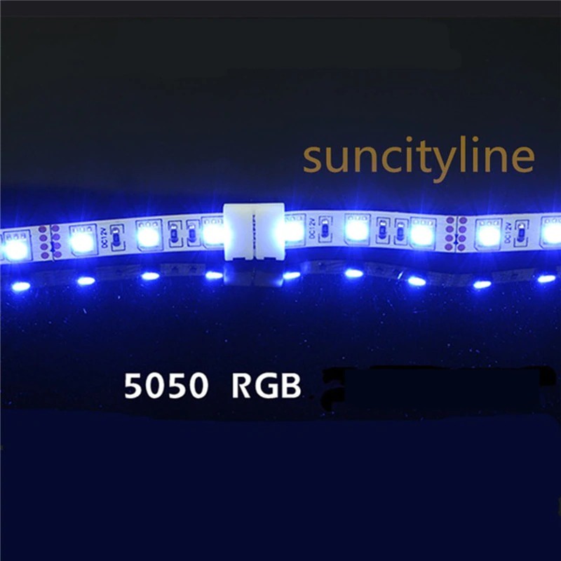 Đầu nối, nối giữa, nối góc  LED dây 2pin 4pin phù hợp với LED dán 2835, 5050