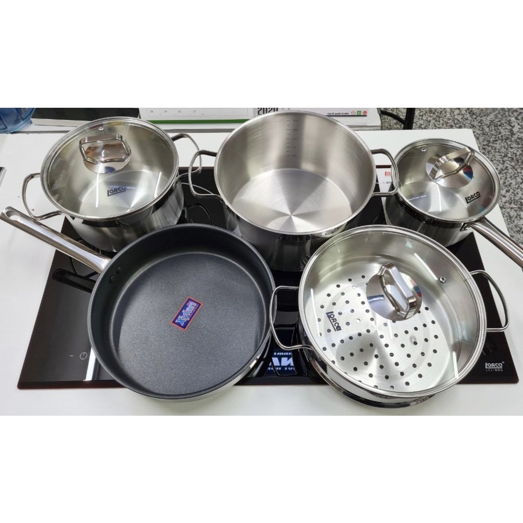 Bộ Nồi Đun Lorca TA 5012 – TITANIUM