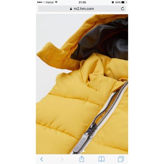 Áo Gile Bé Trai Basic Vàng H&M