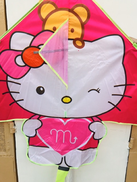 COMBO 1 TẶNG 1 - Diều HELLO KITTY M + TẶNG CẦM THẢ DIỀU 150 MÉT DÂY-RẺ + ĐẸP + ĐỘC + LẠ