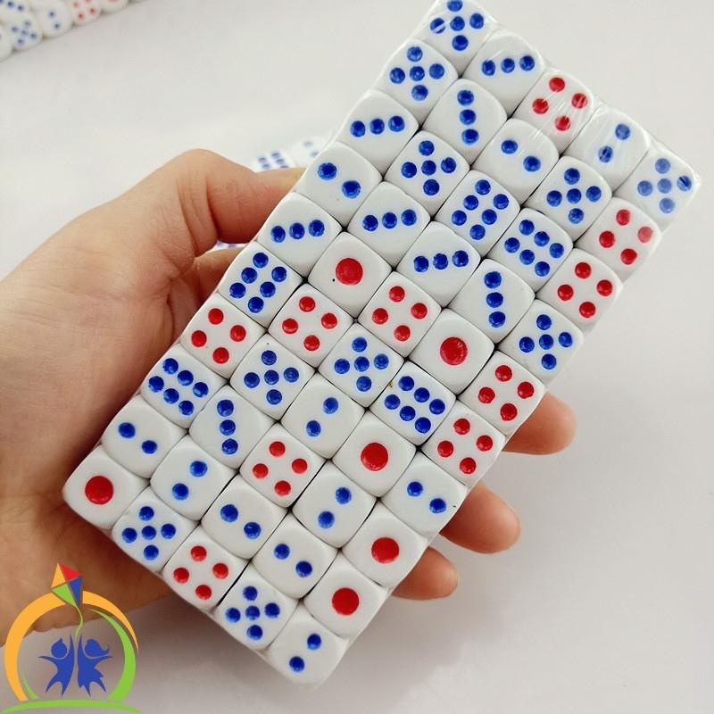 Viên xúc xắc – hạt xí ngầu chất lượng cao GenKids nhiều màu sắc, chấm rõ nét, cạnh nhẵn mịn