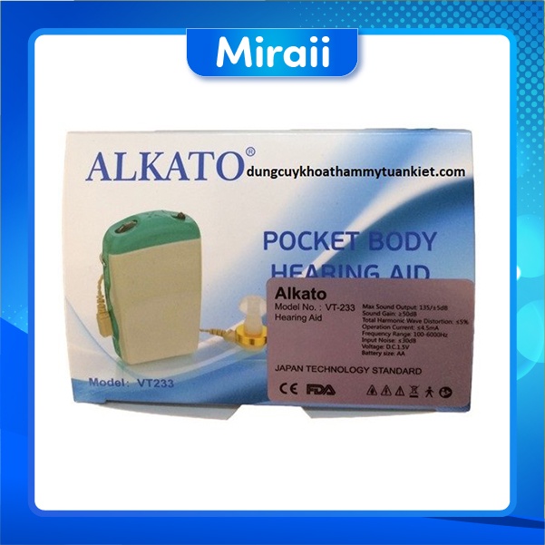 Máy trợ thính Alkato VT233