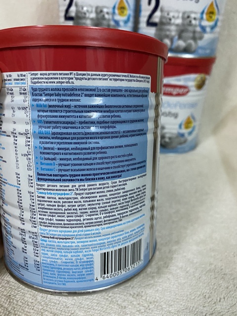 [HÀNG NGA] Sữa Semper Nutradefense Nga số 1/ số 2 400gram.