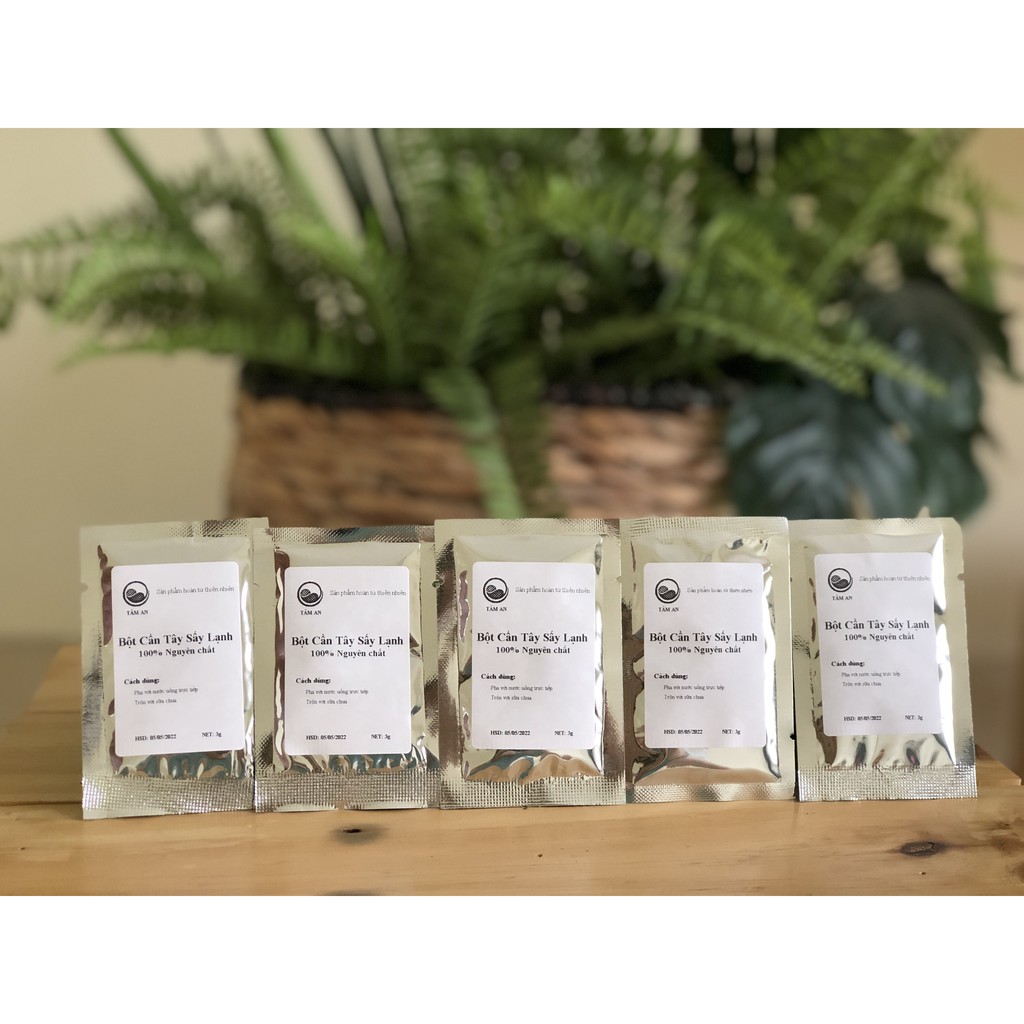 Bột cần tây sấy lạnh nguyên chất 100% (gói 3g) - Giúp giảm cân, giảm mỡ máu, mỡ nội tạng, bảo vệ tim mạch | BigBuy360 - bigbuy360.vn