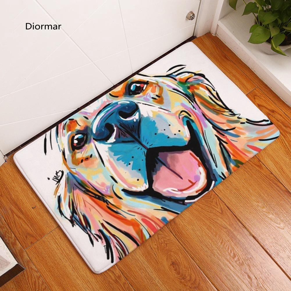 Thảm chùi chân chống trượt hình thú cưng đáng yêu