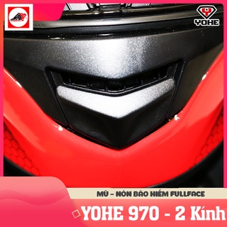 Mũ bảo hiểm fullface Yohe 970 - 2 Kính