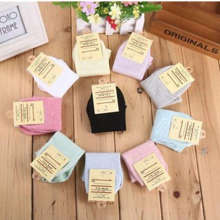 TẤT MUJI XUẤT NHẬT CỔ NGẮN (KHO GIÁ XƯỞNG)