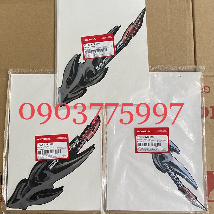 Bộ tem WAVE A100 2006 , Tem xương cá WAVE A100