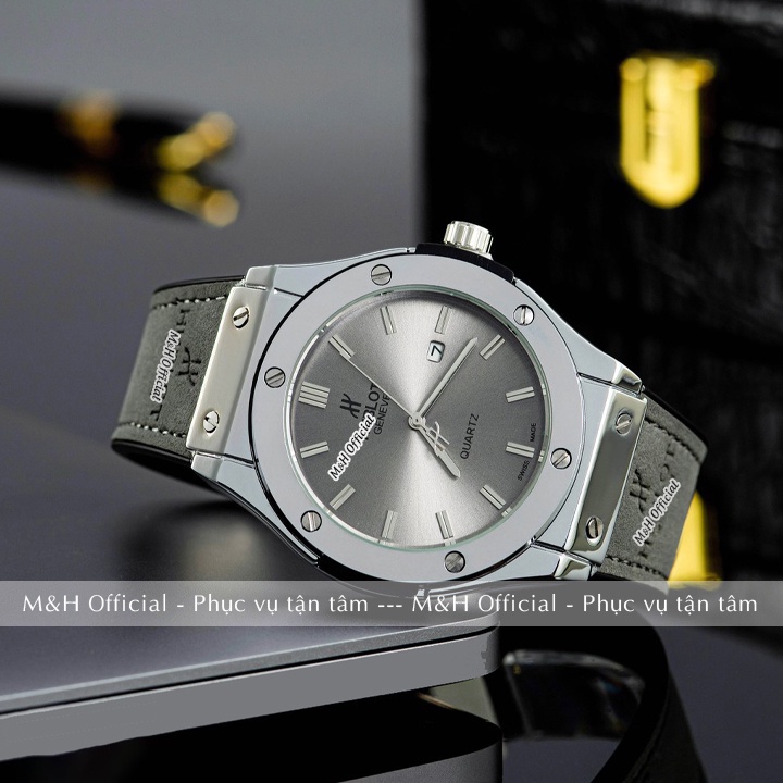 Đồng hồ đeo tay nam HL 6825 dây da cao cấp, tích hợp lịch ngày đẹp sang trọng lịch lãm giá rẻ [Tặng thêm pin] | BigBuy360 - bigbuy360.vn
