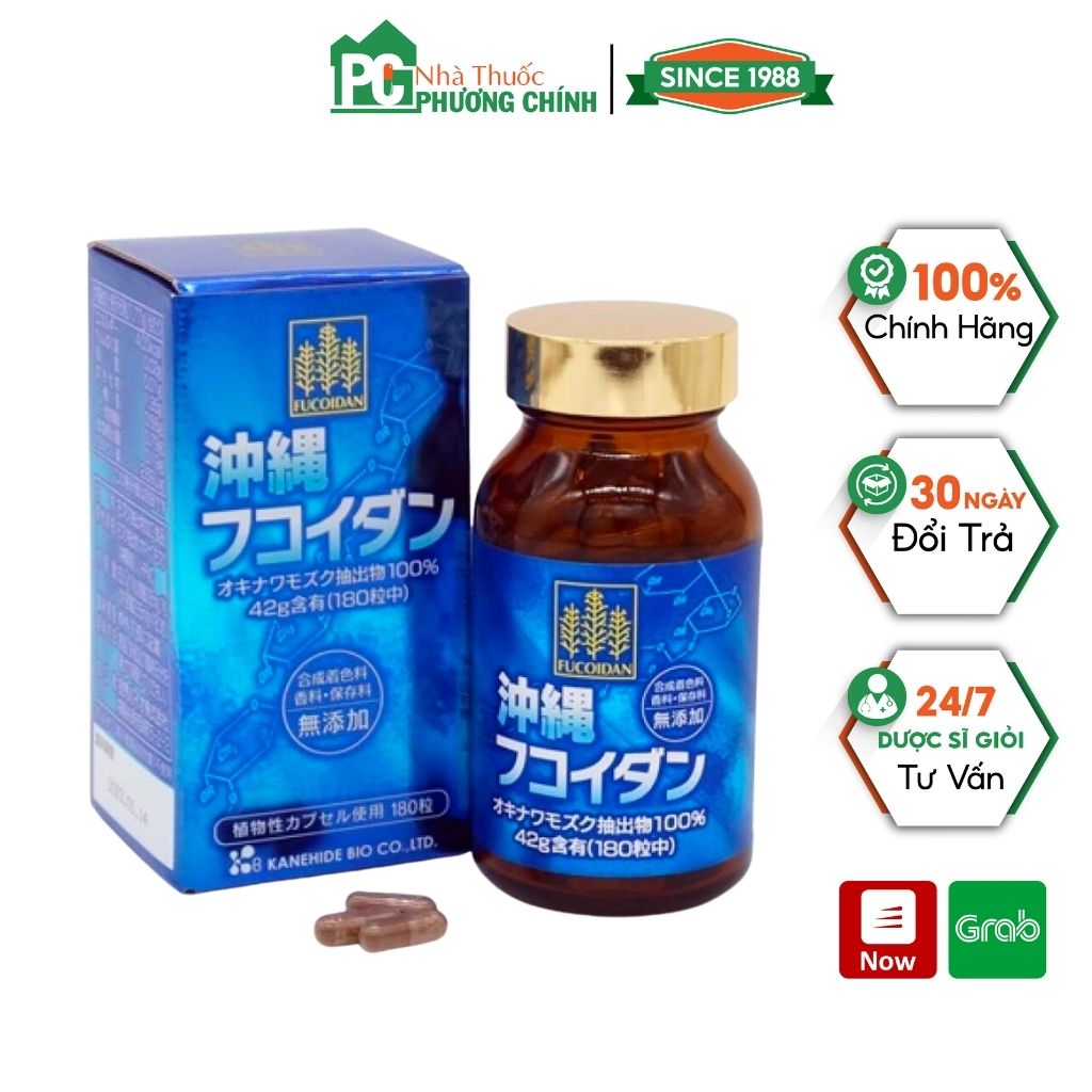 Okinawa Fucoidan Nâng Cao Đề Kháng Chống Ung Thư, Giảm Nguy Cơ U Bướu - 180 Viên