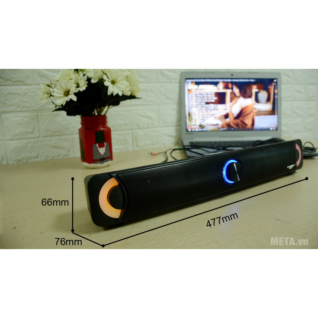 Loa Bluetooth Soundbar Soundmax SB202 2.0 - Hàng Chính Hãng