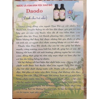 Nước tắm Dao đỏ dành cho bé