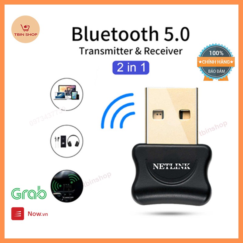 
                        USB Bluetooth 5.0 Chính hãng Netlink  B21U23 - Hỗ trợ kết nối giữa các thiết bị
                    