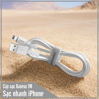 Cáp sạc nhanh Baseus Mini White 1M 2.4A dùng cho iPhone