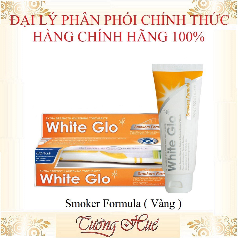 Kem Đánh Răng White Glo Extra Strength Whitening Toothpaste - 150g ( Nhiều Lựa Chọn )