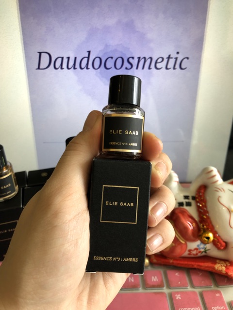 [ mini ] Nước hoa Elie Saab Essence No3 Ambre No4 Oud No6 Veltiver Essence De Parfum 5ml | Thế Giới Skin Care