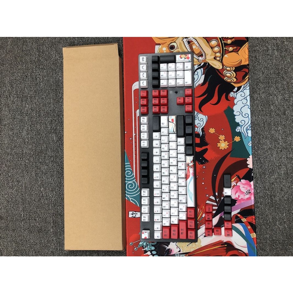 Keycap kiểu Trung Quốc keycap cô gái Trung Quốc CHRRY Profile PBT Dye bàn phím cơ thăng hoa keycaps