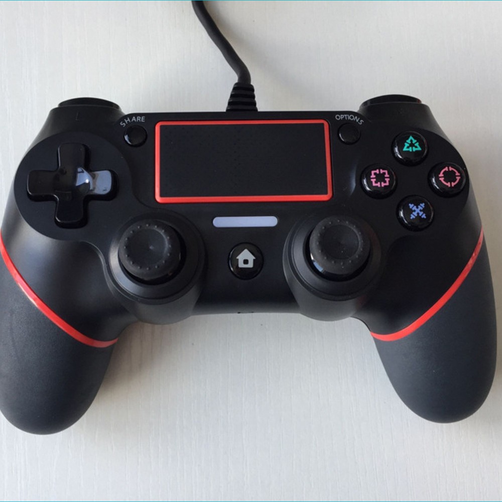 (Đang Bán) Bộ Thiết Bị Điều Khiển Chơi Game Có Dây Ps4 Usb Cho Sony Ps4 Dualshock 4 Kèm Dây Cáp 1.8m